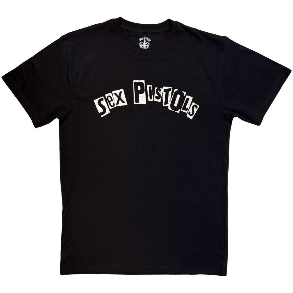Sex Pistols - Logo Mono Herren TShirt - Schwarz/Weiß